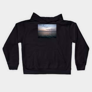 Sunset at sea Kids Hoodie